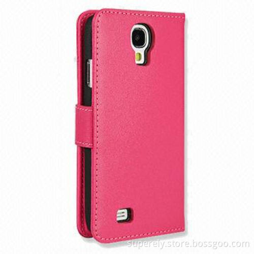 Leather Case for Samsung Galaxy S4, with Multiple Colors